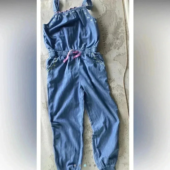Mini Boden Embroidered Chambray
Jumpsuit /Overalls 11-12Y - Picture 3 of 5